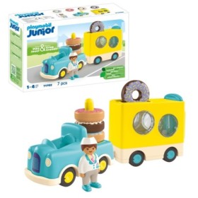 Playmobil Junior camion de stivuit si sortat cu gogosi